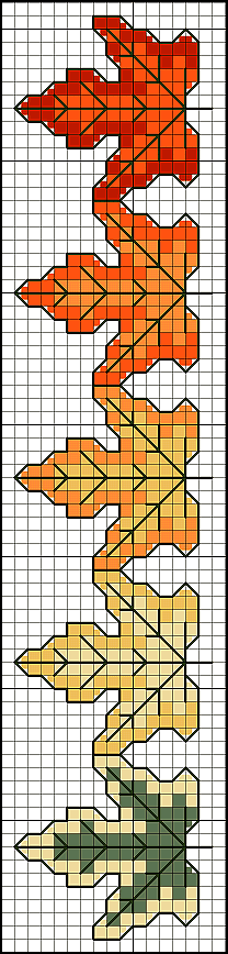 Color Autumn Leaves Chart